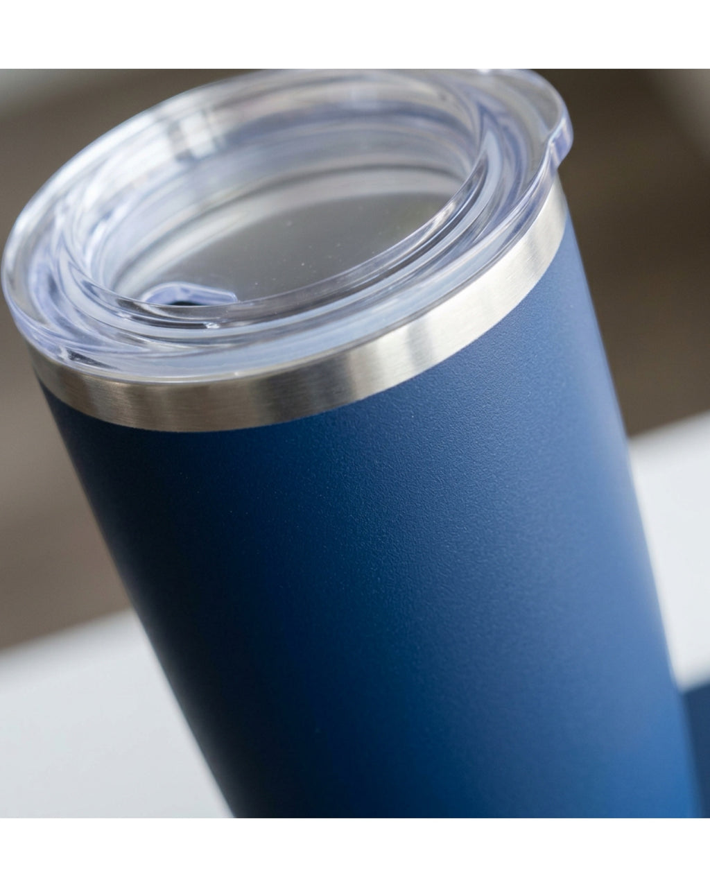 Etchstud Skinny Insulated Tumbler Navy 16 oz