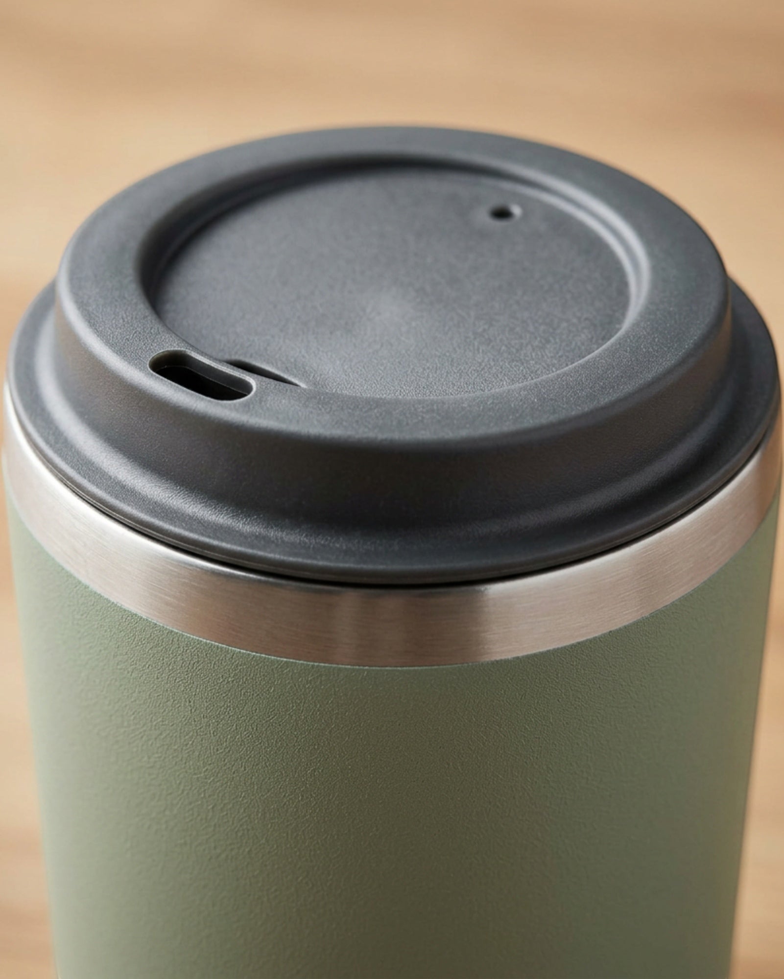 Etchstud Coffee Tumbler Sage 12 oz with Sip Lid