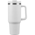 Etchstud Travel Tumbler White 30 oz with Handle